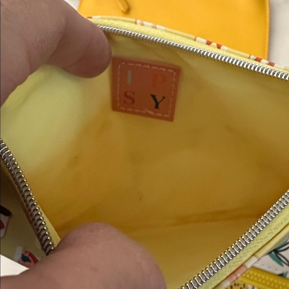 Saks Fifth Avenue Leather Bag & Fun Ipsy Iconic Print Bags • 4 Available • NWOT - Picture 7 of 9